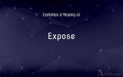 cxpose|EXPOSÉ definition and meaning .